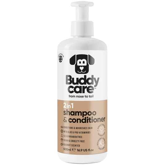 Buddycare 2in1 Coconut Shampoo & Conditioner