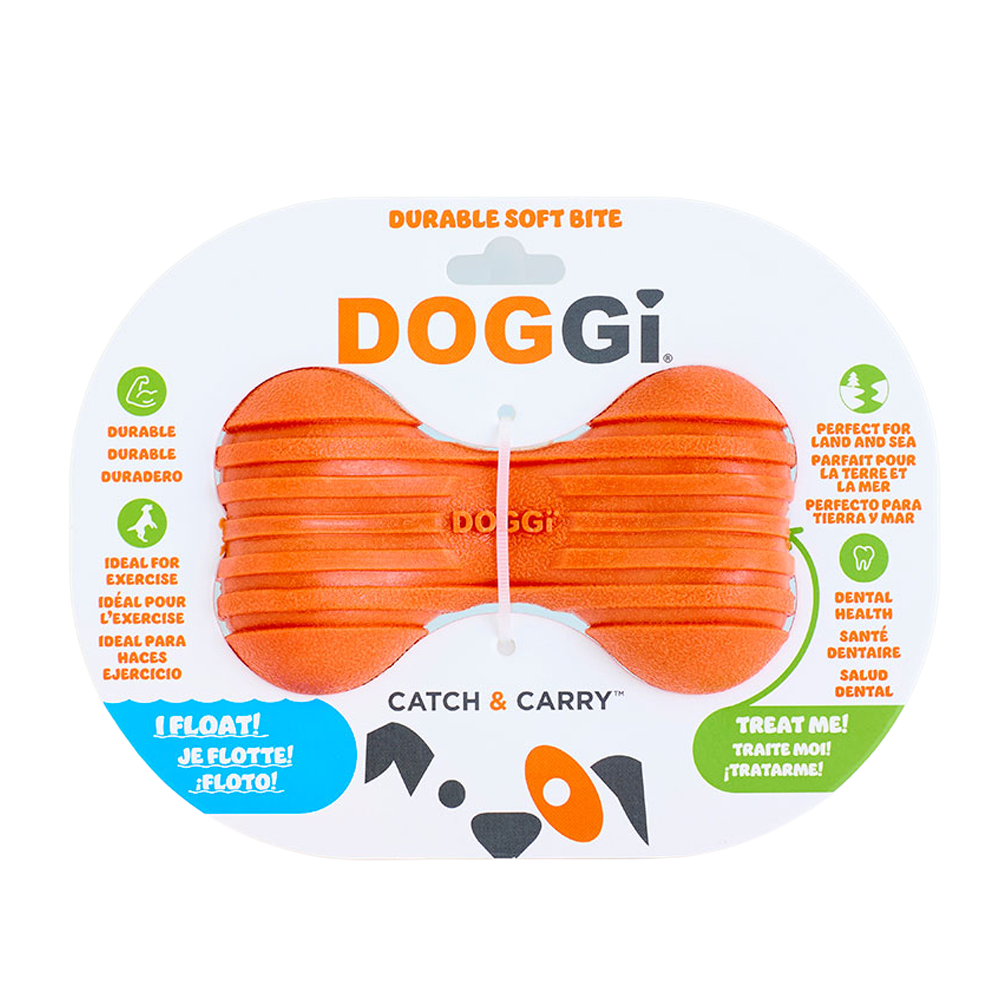 DOGGi Ribbed Bone Toy