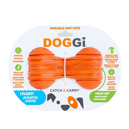 DOGGi Ribbed Bone Toy