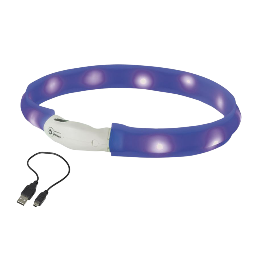 Nobby Light Ribbon LED Collar - Blue