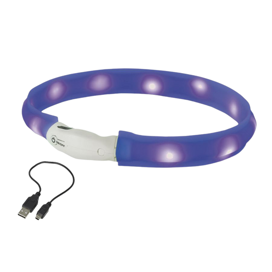 Nobby Light Ribbon LED Collar - Blue