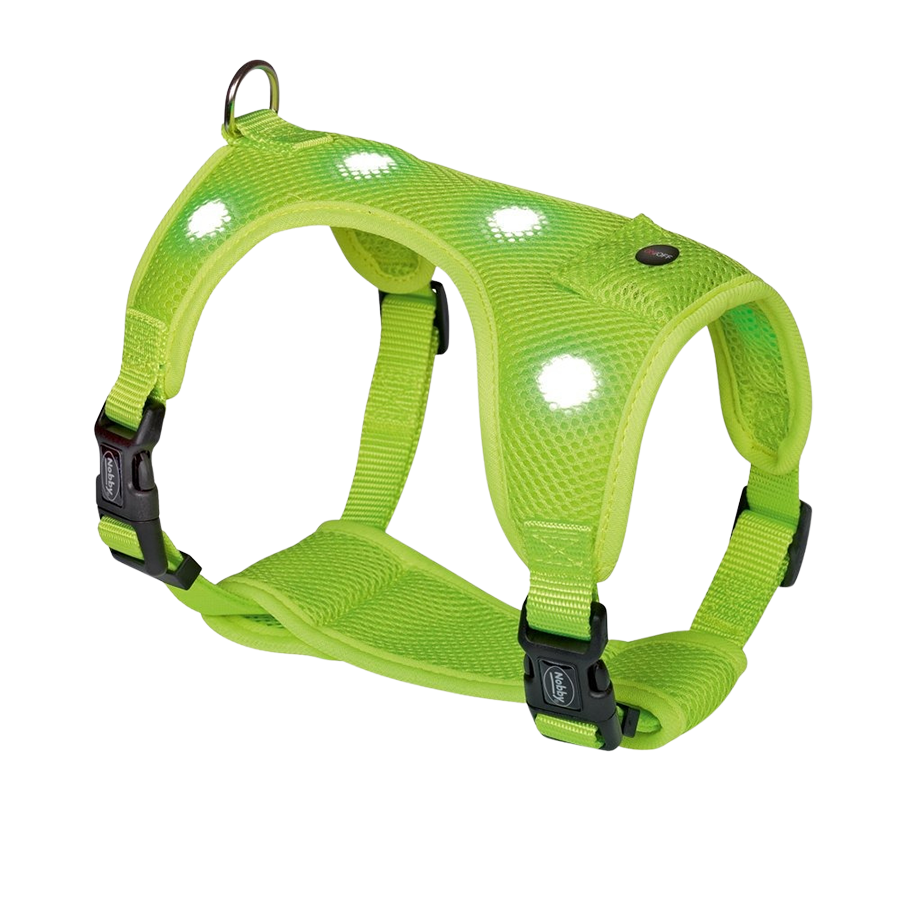 Nobby Flash Mesh LED Harness - Neon Yellow