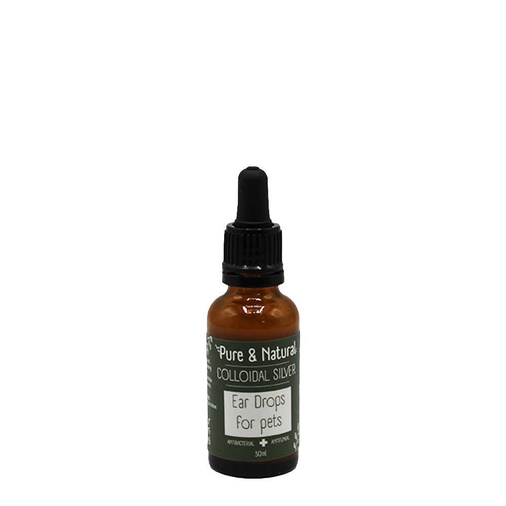 Colloidal Silver Antimicrobial Ear Drops For Dogs 30ml