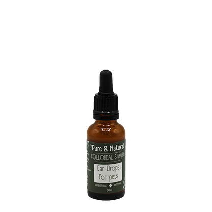 Colloidal Silver Antimicrobial Ear Drops For Dogs 30ml