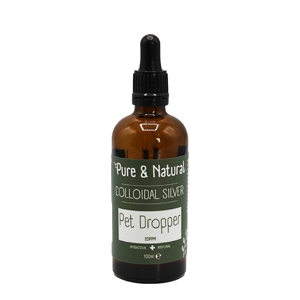 Colloidal Silver 20ppm for Pets Dropper 100ml