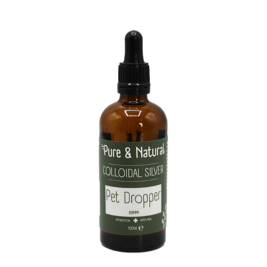 Colloidal Silver 20ppm for Pets Dropper 100ml