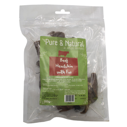 Beef Headskin With Fur