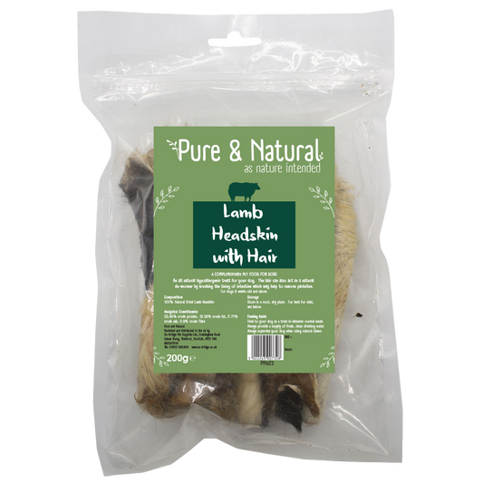 Lamb Headskin With Hair