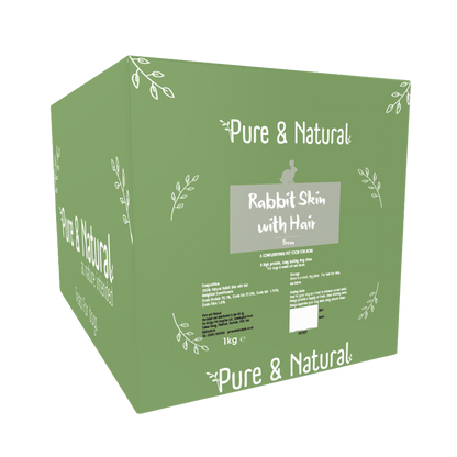 Rabbit Skin with Hair