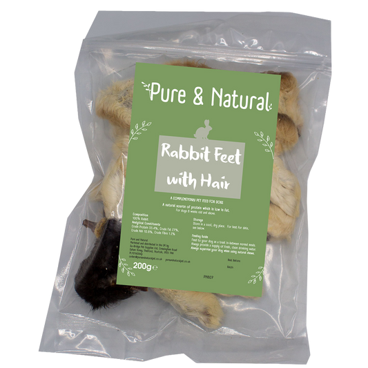 Rabbit Feet With Hair