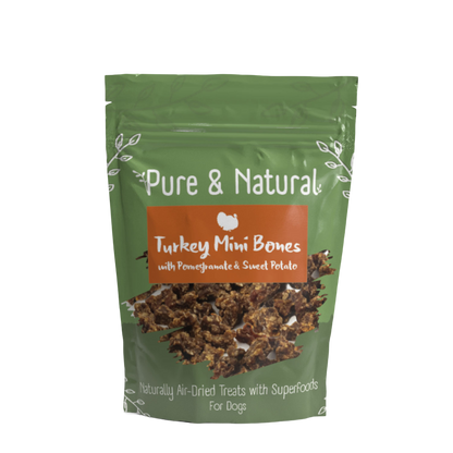 Turkey Mini Bones with Pomegranate & Sweet Potato