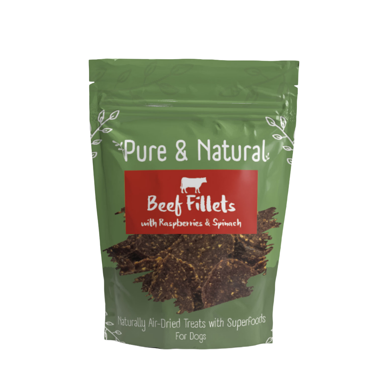 Beef Fillets with Raspberries & Spinach