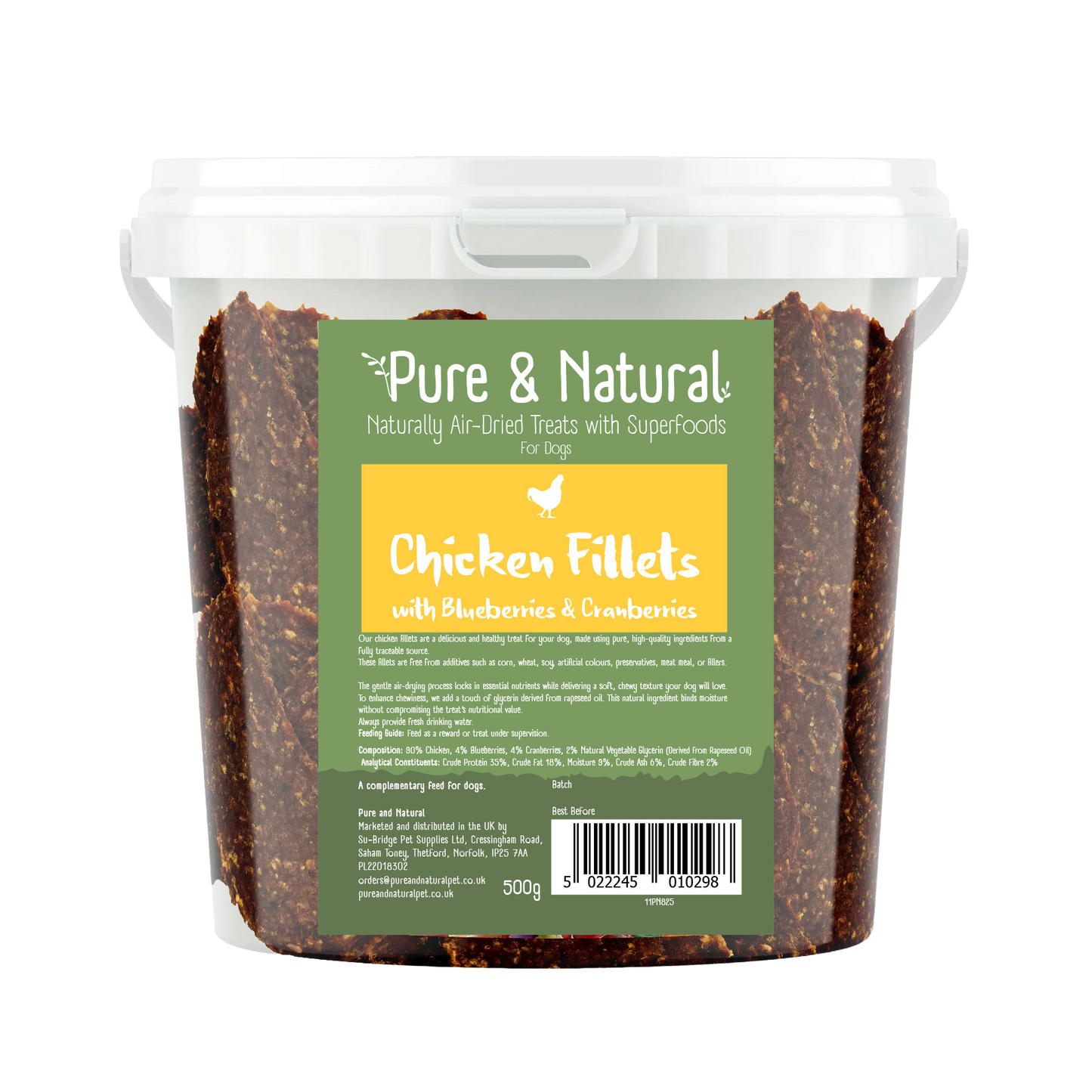 Chicken Fillets with Blueberries & Cranberries