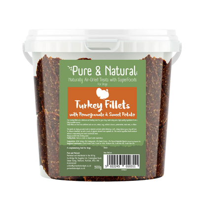 Turkey Fillets with Pomegranate & Sweet Potato