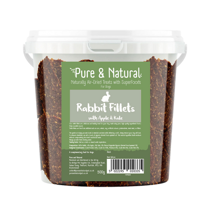 Rabbit Fillets with Apple & Kale