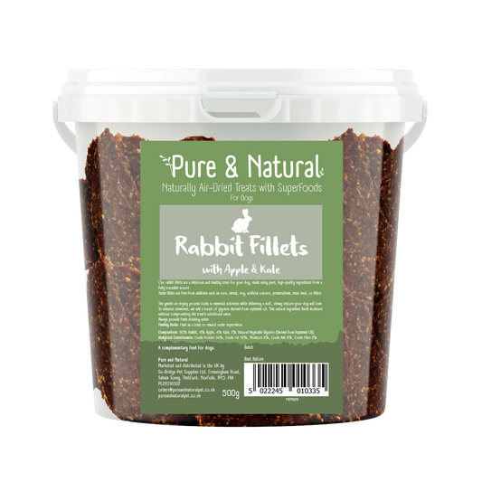 Rabbit Fillets with Apple & Kale Tub