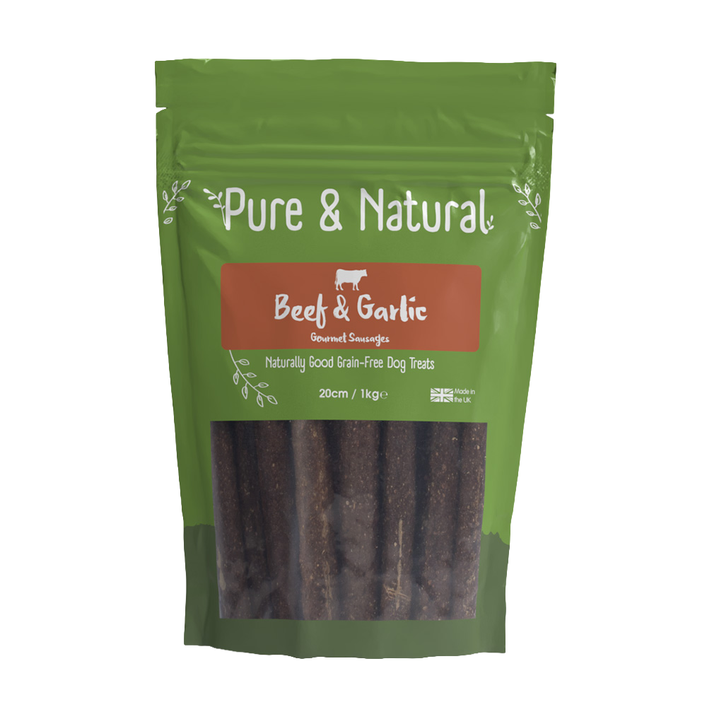 Beef & Garlic Gourmet Sausages