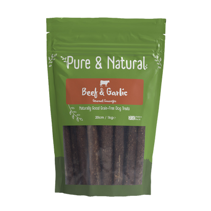 Beef & Garlic Gourmet Sausages