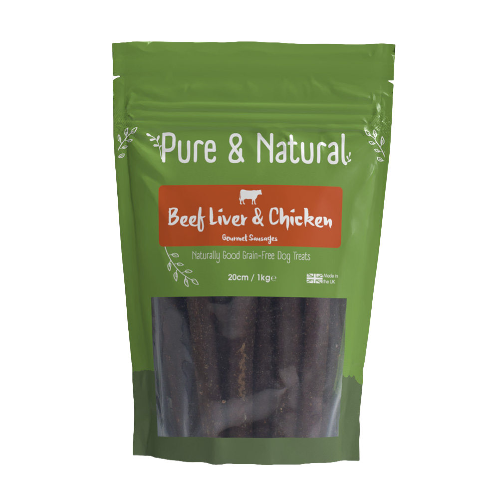 Beef Liver & Chicken Gourmet Sausages