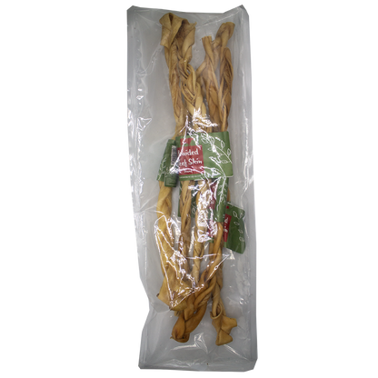 Braided Beef Skin Giant 50cm 5pk