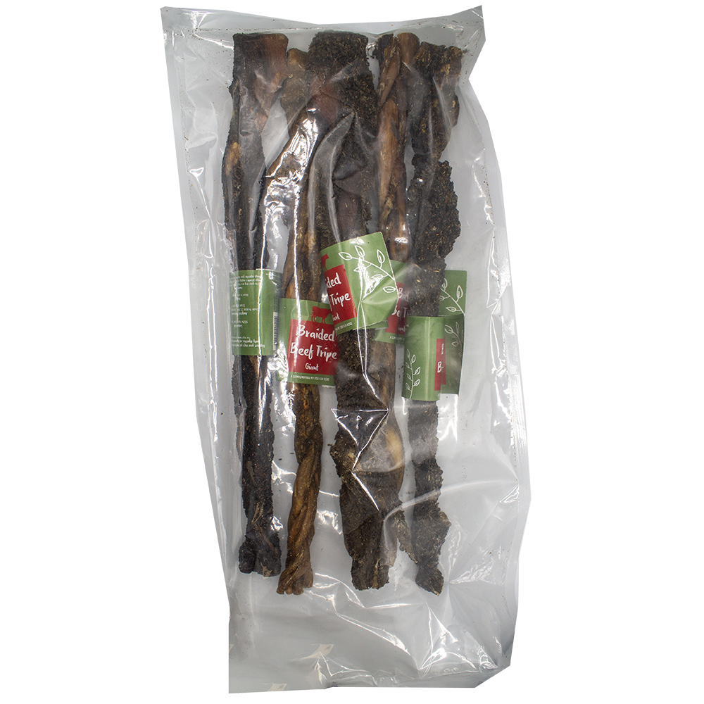 Braided Beef Tripe Giant 50cm 5pk