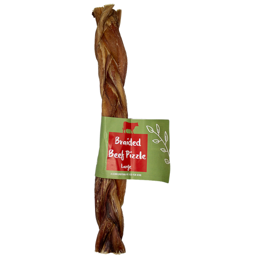 Braided Beef Pizzle Large 30cm 5pk