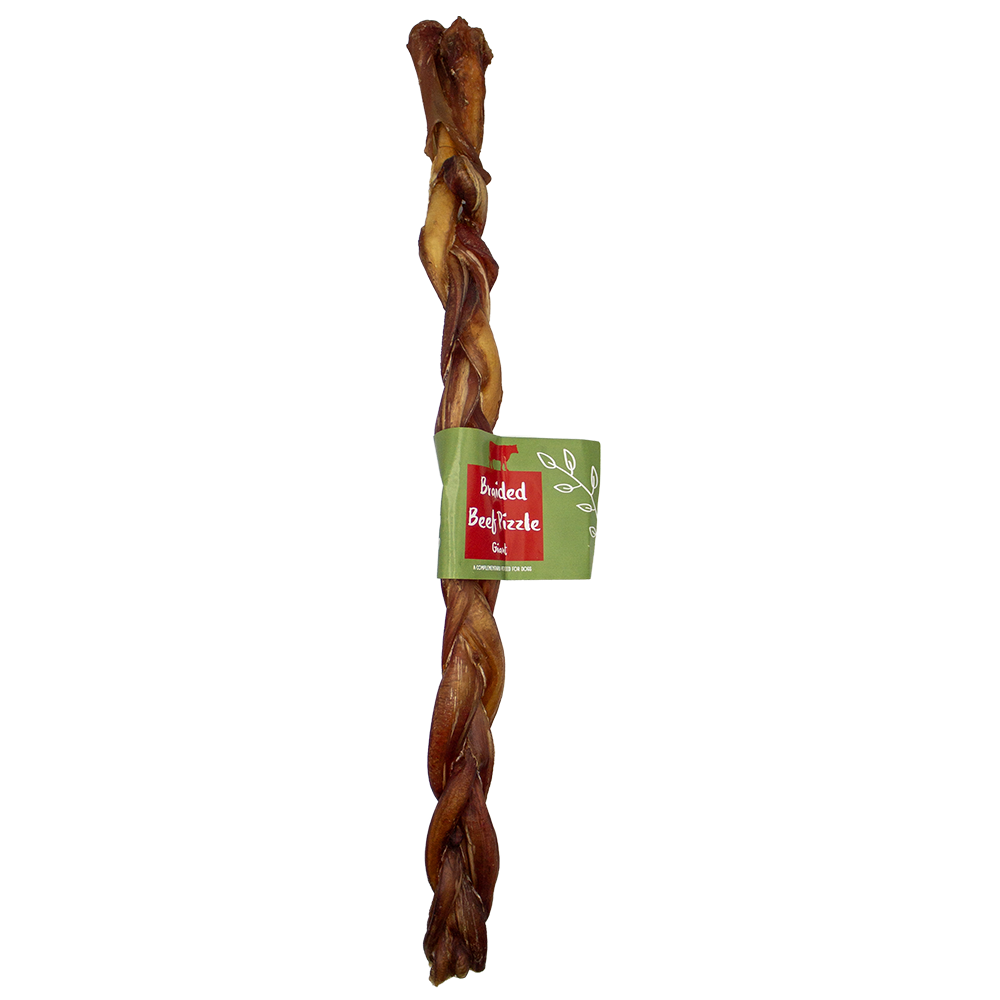 Braided Beef Pizzle Giant 50cm 5pk
