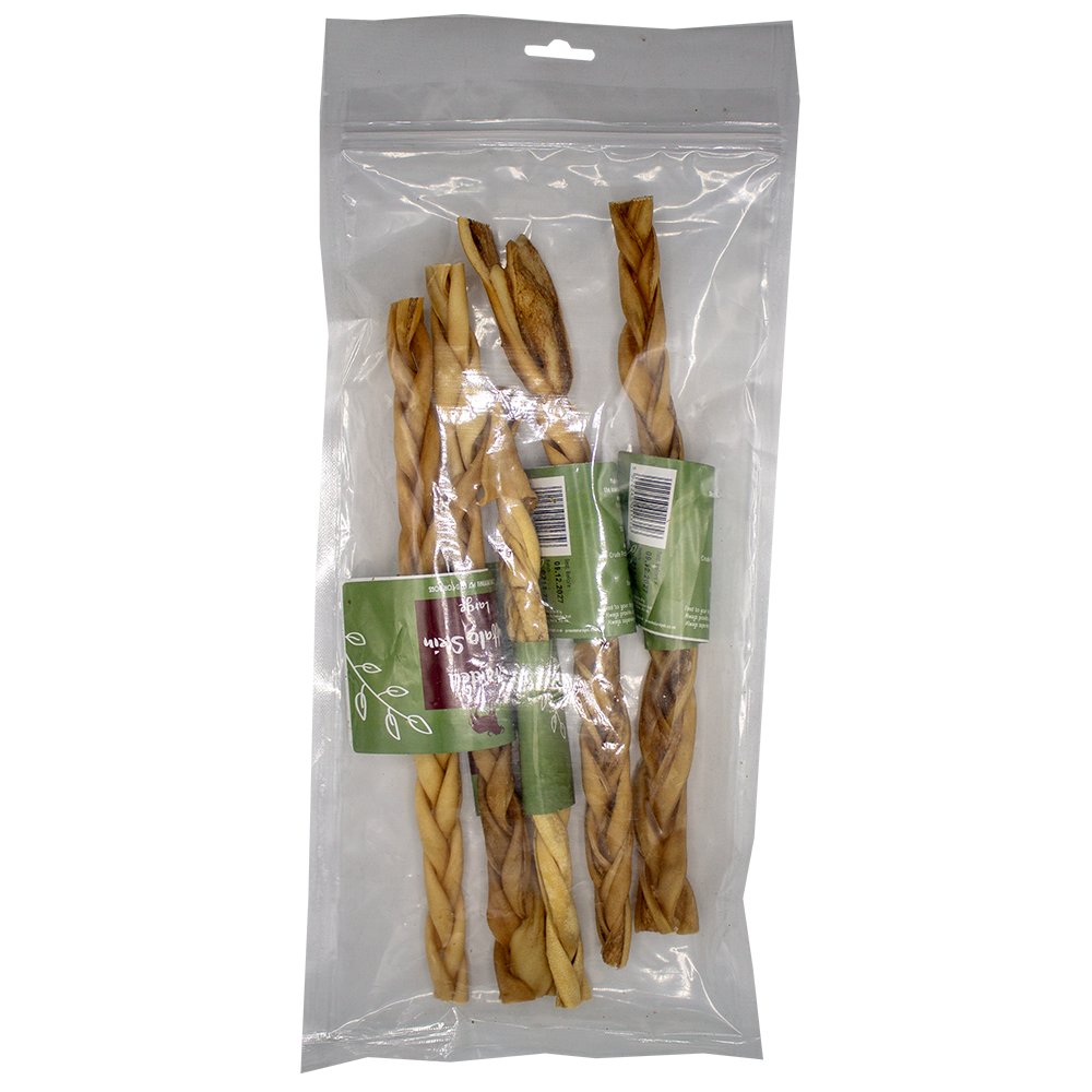 Braided Buffalo Skin Large 30cm 5pk