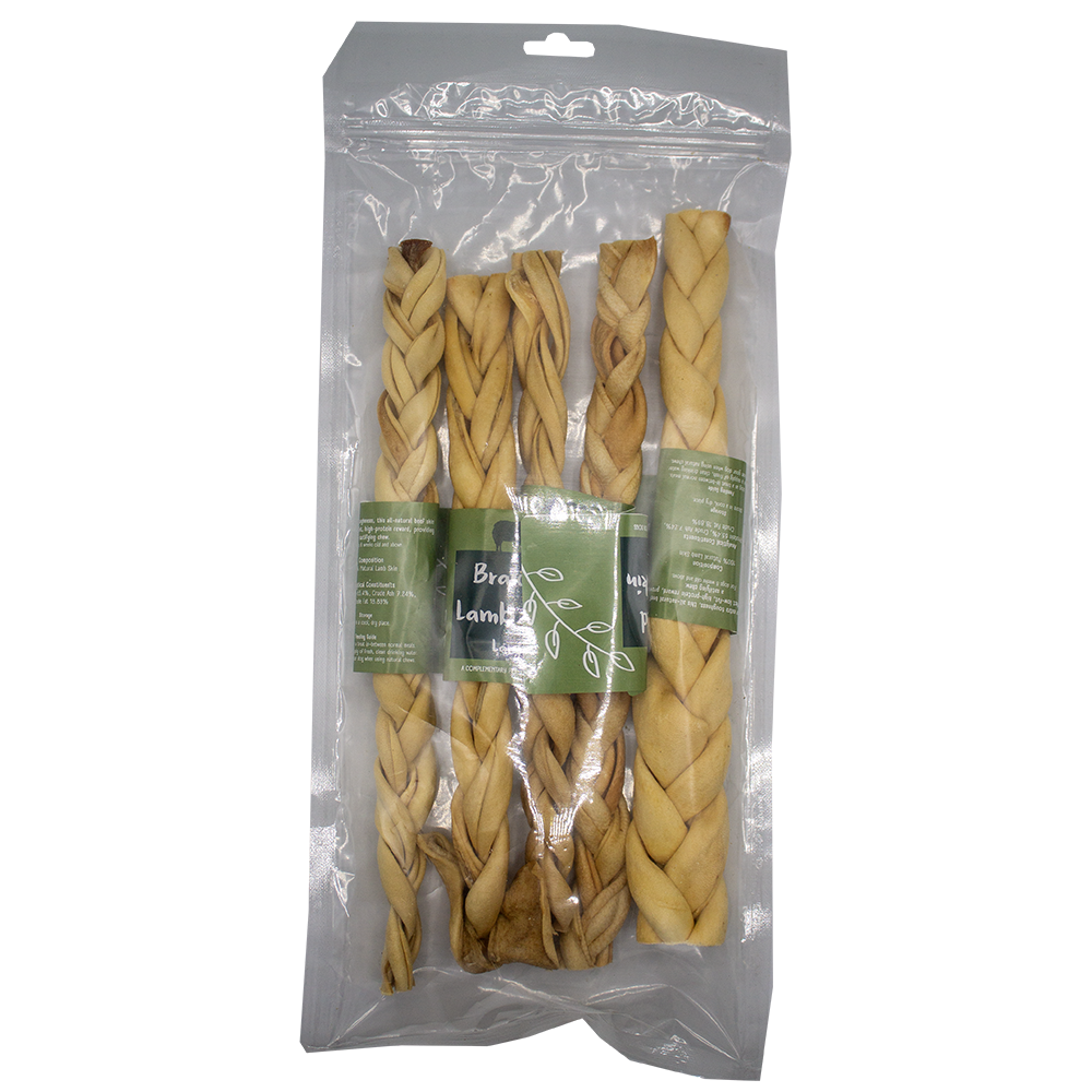 Braided Lamb Skin Large 30cm 5pk