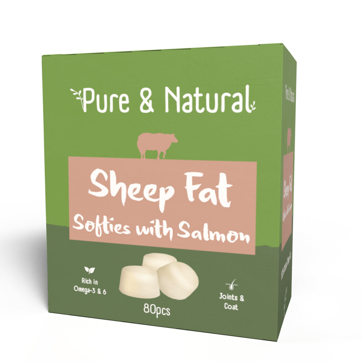 Sheep Fat Softies with Salmon