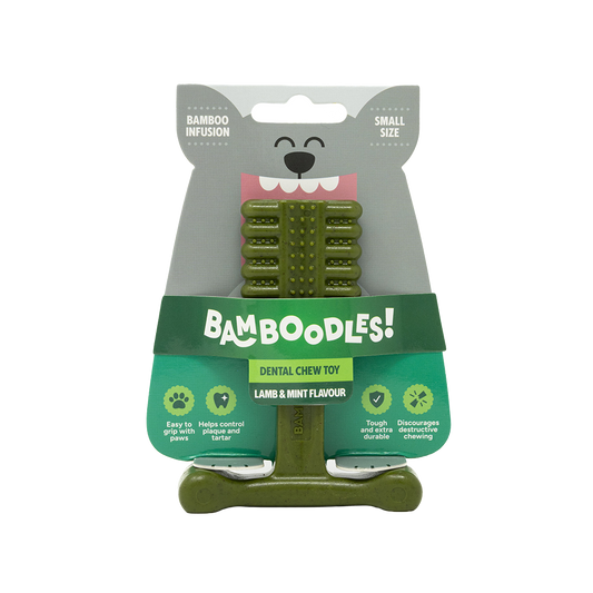 Bamboodles T-Bone Chew Toy Mint and Lamb