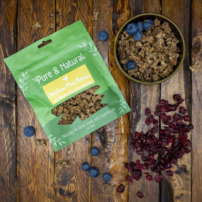 Chicken Mini Bones with Blueberries & Cranberries