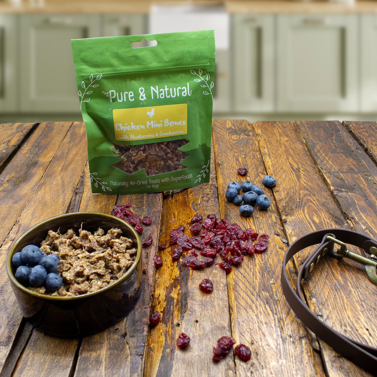 Chicken Mini Bones with Blueberries & Cranberries