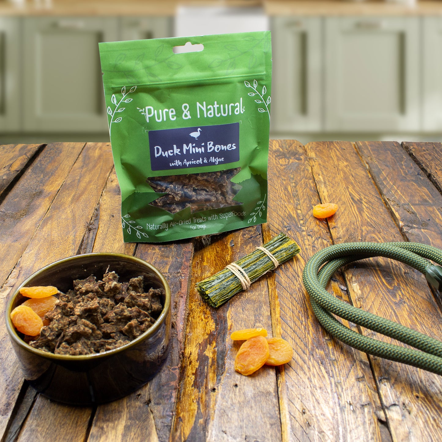 Duck Mini Bones with Apricot & Algae