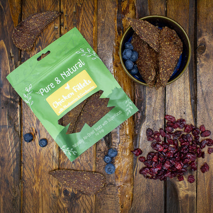 Chicken Fillets with Blueberries & Cranberries