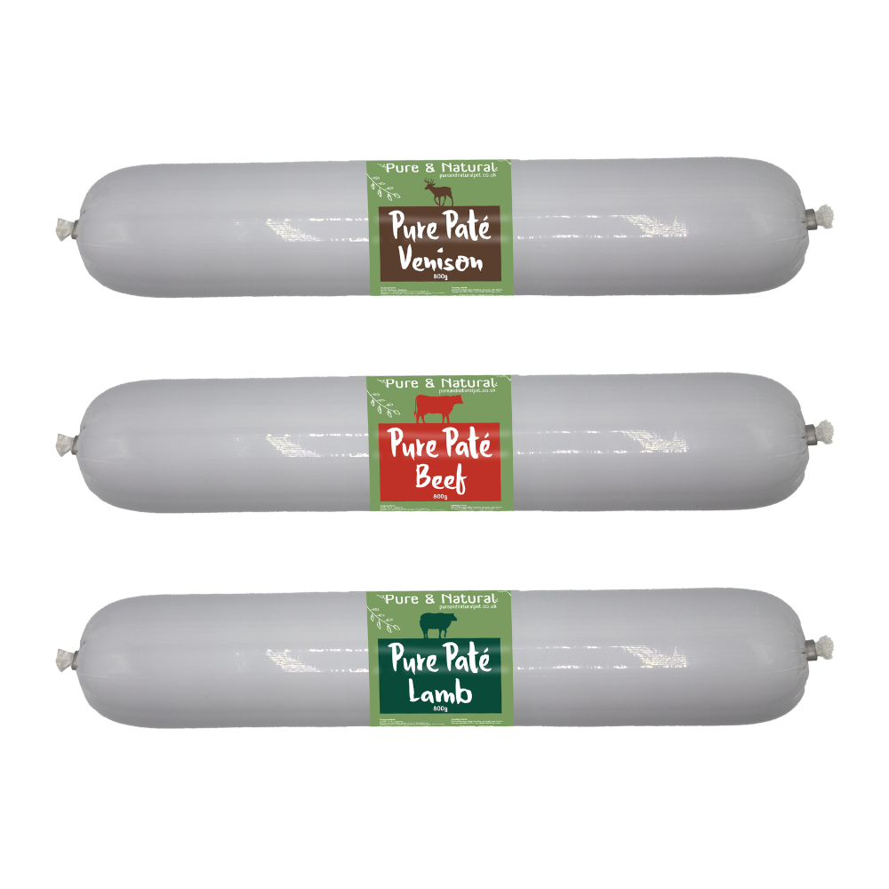 Pure Pate Red Meat Variety Bundle 3 x 800g
