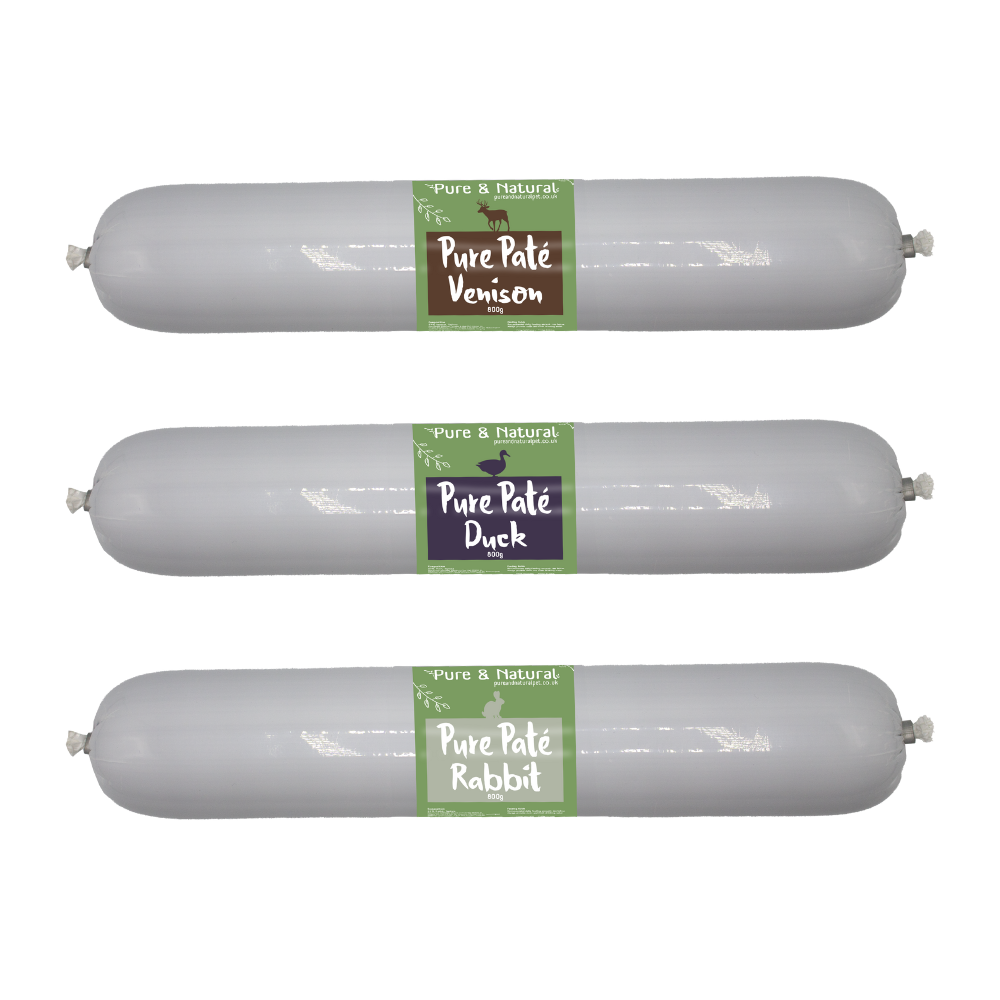 Pure Pate Game Meat Variety Bundle 3 x 800g