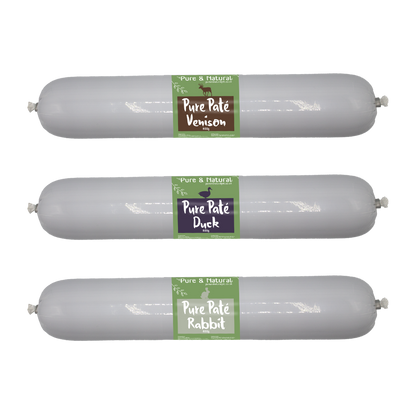 Pure Pate Game Meat Variety Bundle 3 x 800g