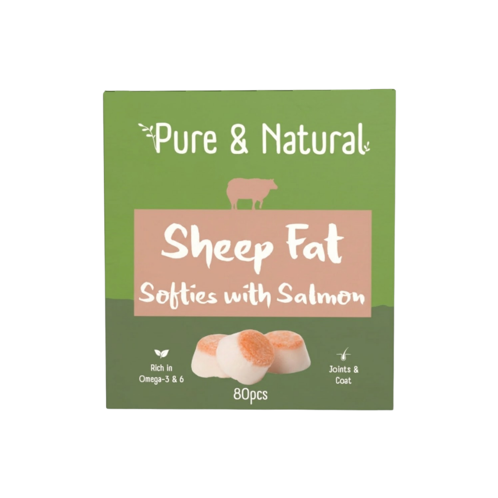 Sheep Fat Softies with Salmon