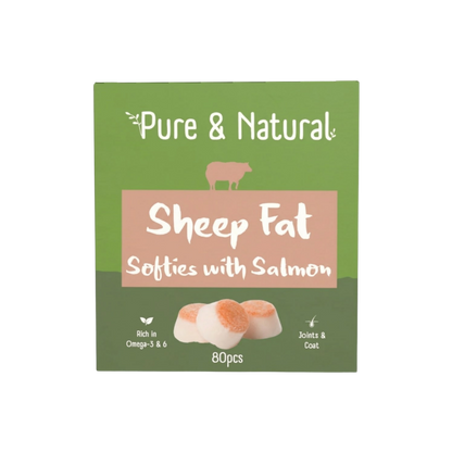 Sheep Fat Softies with Salmon