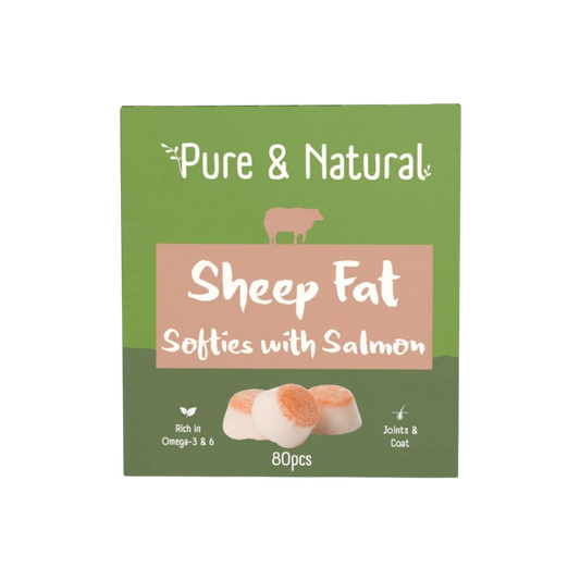 Sheep Fat Softies with Salmon