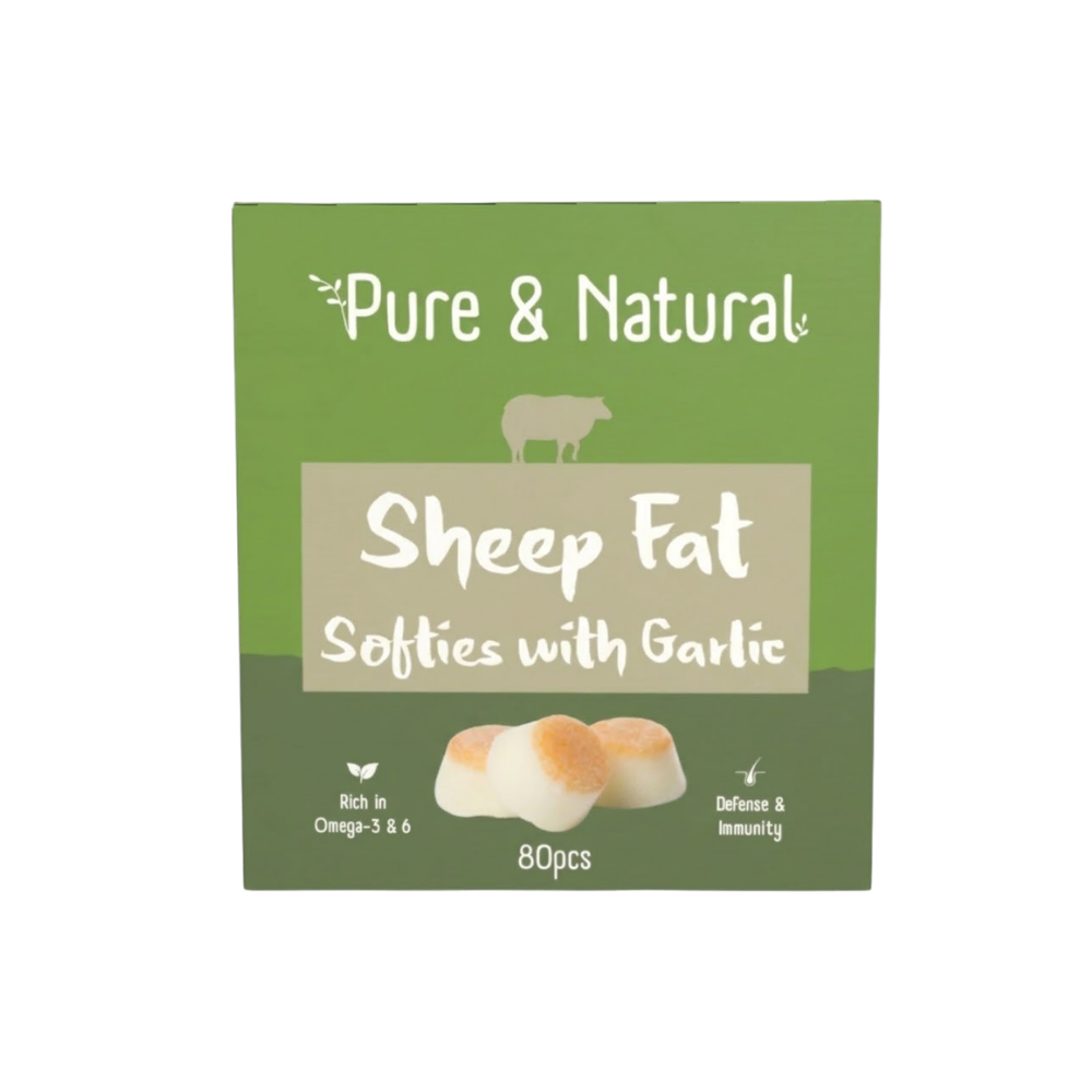 Sheep Fat Softies with Garlic