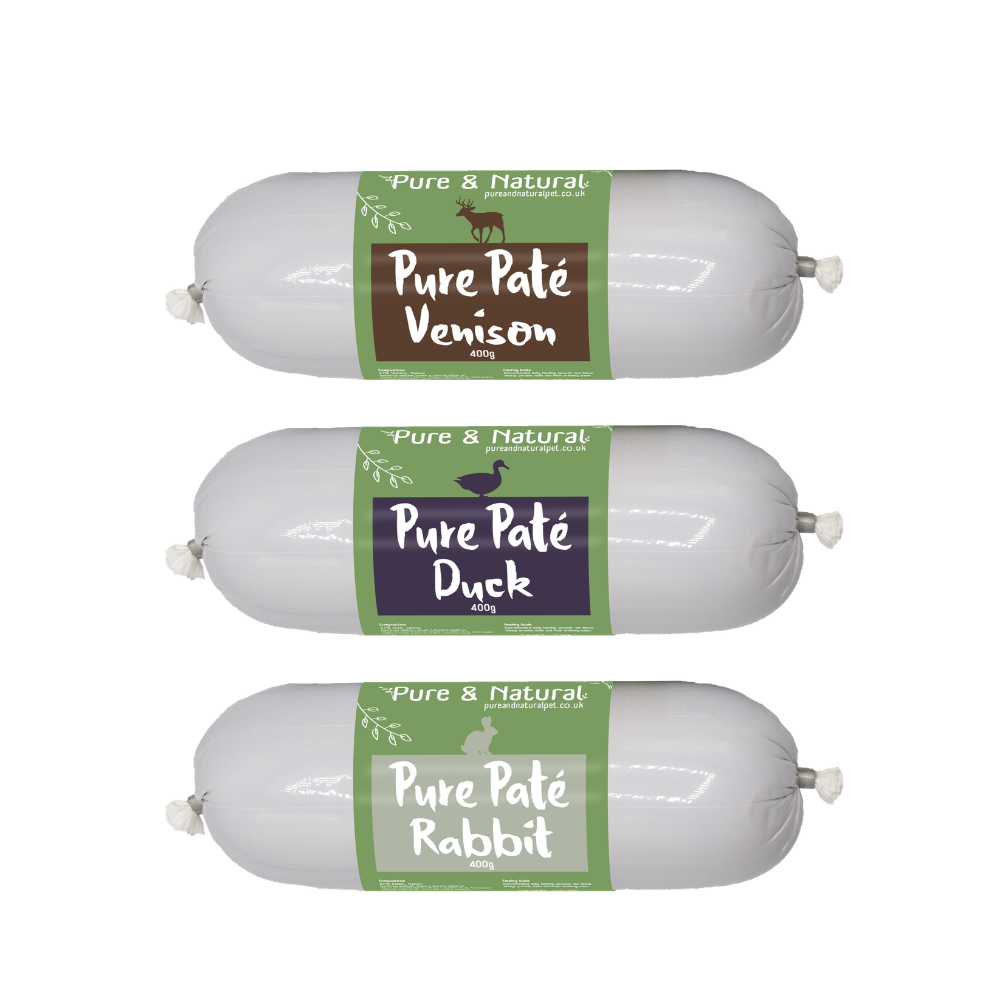 Pure Pate Game Meat Variety Bundle 3 x 400g