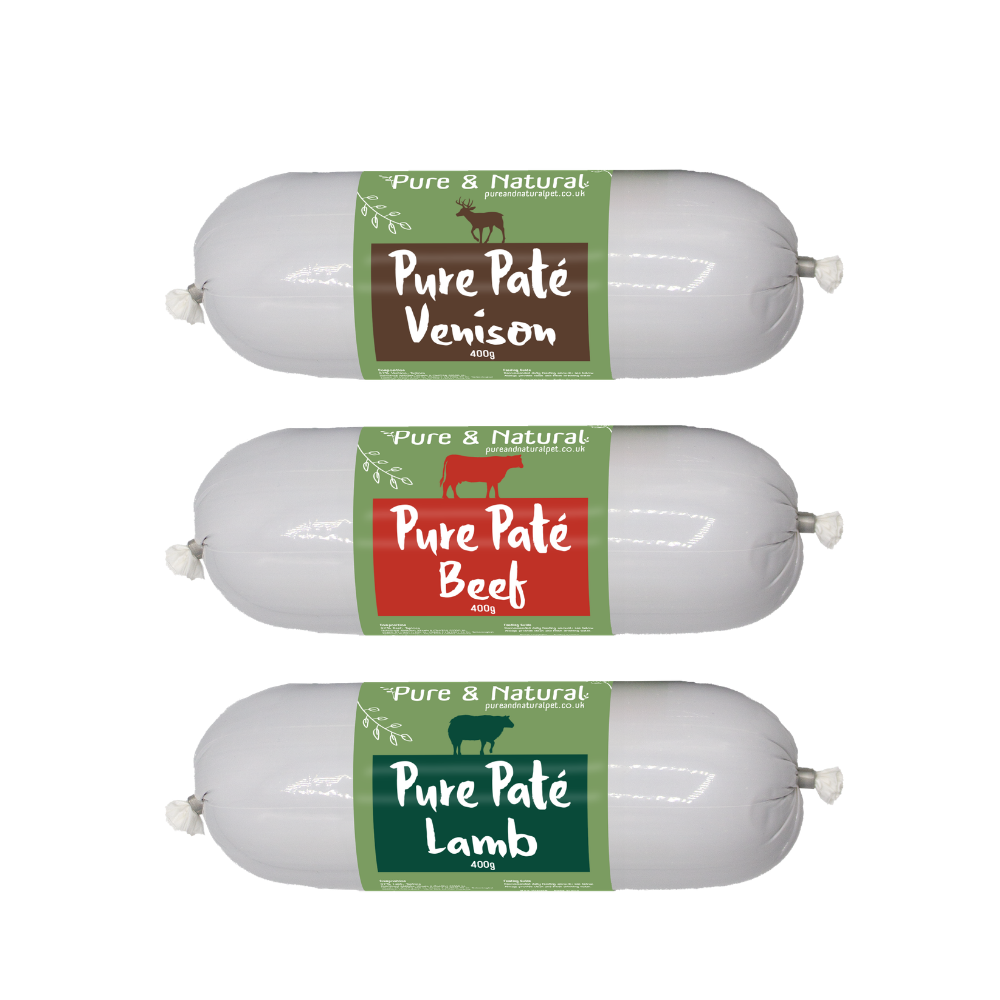 Pure Pate Red Meat Variety Bundle 3 x 400g