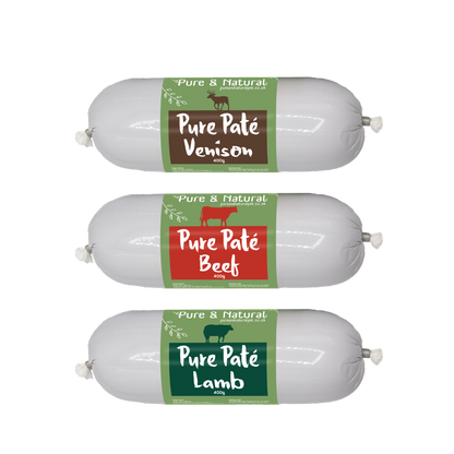 Pure Pate Red Meat Variety Bundle 3 x 400g
