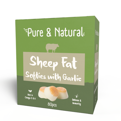 Sheep Fat Softies with Garlic