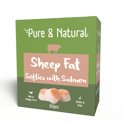 Sheep Fat Softies with Salmon